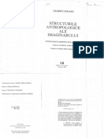 Durand, Gilbert. Structurile Antropologice Ale Imaginarului