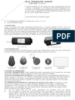 Vehicle Immobilizer 'Kodinis': Model IMB4. User Manual