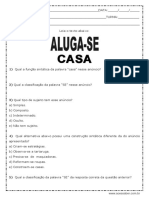 Atividade Sintaxe