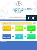 Kebijakan Dan Mekanisme Akreditasi PAUD Dan PNF Tahun 2018