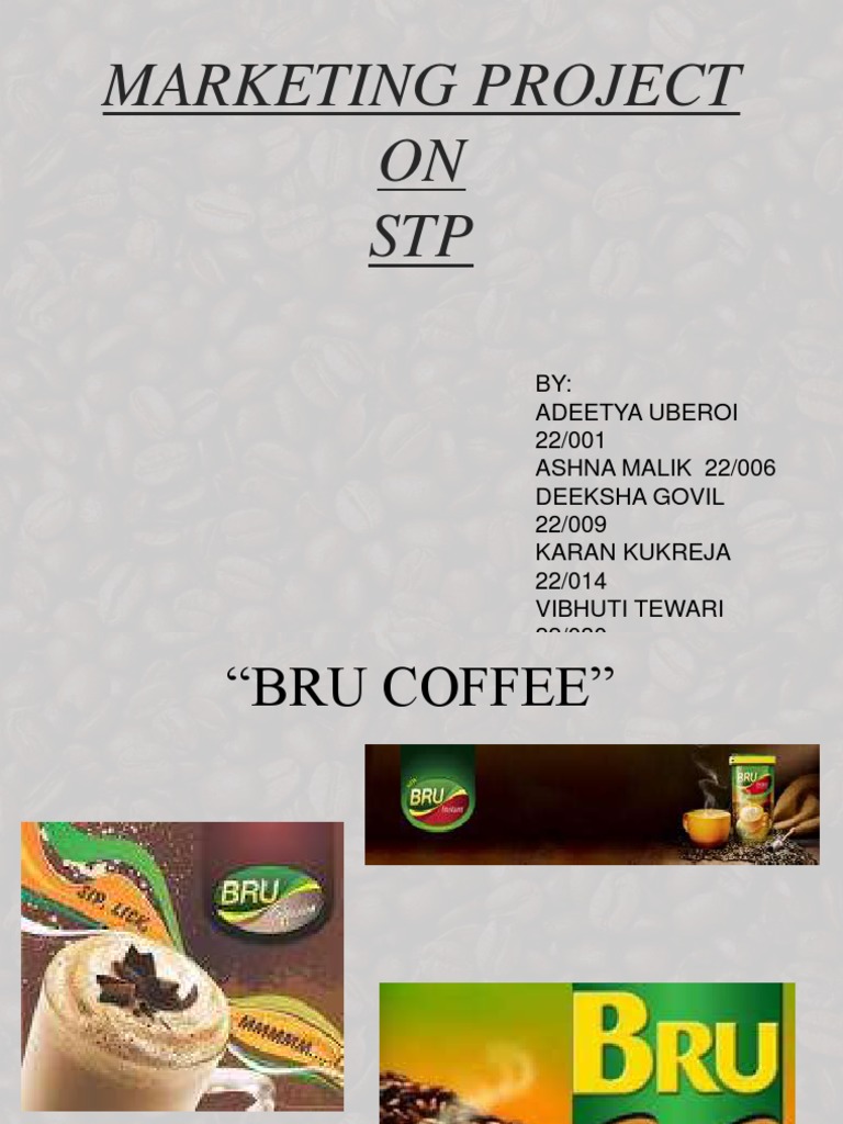 Marketing Project ON STP PDF Market Segmentation Coffee