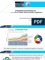 Effect of Biodiesel Concentration On: Corrosion of Carbon Steel by Bacillus Megaterium