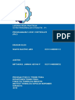 Laporam Resmi PROGRAMMABLE LOGIC CONTROLLER (PLC)