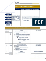 Programa de Curso Comercio Internacinal