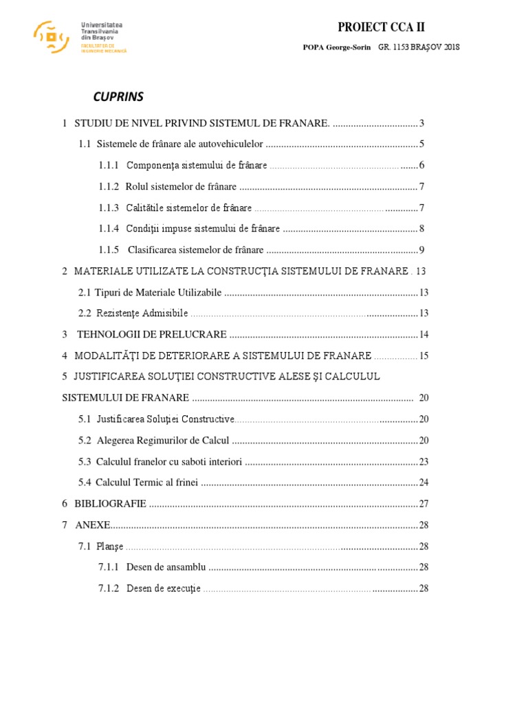 Proiect CCA2 | PDF