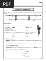 Expresiones Algebraicas I