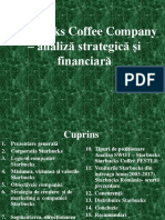 Starbucks Coffee Company – analiză strategică și financiară