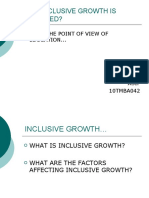 Why Inclusive Growth Is Required?: From The Point of View of Education..
