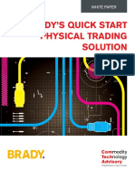 Brady's Quick Start Physical Trading Solution