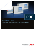 670 Series 2.1 IEC - LON Communication Protocol Manual