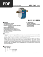 24 Volt 10 Amp 240 Watt Industrial DIN Rail Power Supply