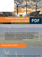 Proyectos Destacados de Energías Renovables en Mexico