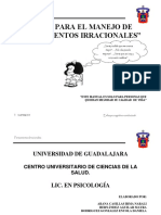 Manual Manejo Pensamientos Irracionales PDF