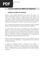 1. Roteiro Direito Do Trabalho
