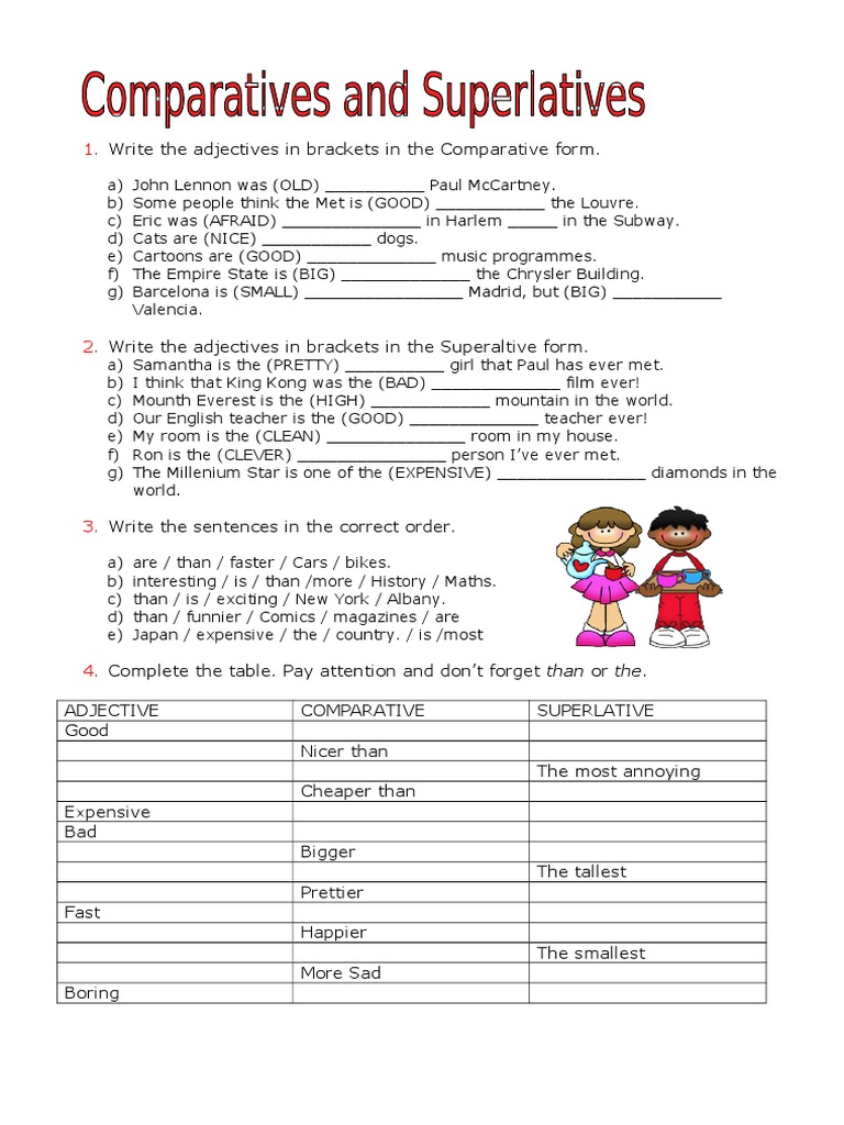 3546-comparatives-and-superlatives-exercises-english