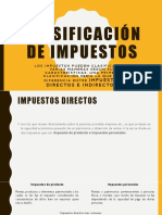 Impuestos: clasificación y tipos en