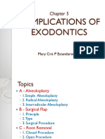 Complications of Exodontics: Mary Cris P Estandarte
