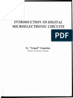 K. Gopal Gopalan - Introduction To Digital Microelectronic Circuits (1996)