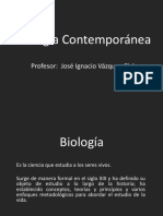 Temario de Biología Contemporanea
