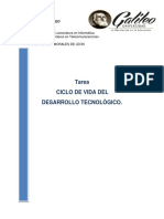 Ciclo de Vida Del Desarrollo Tecnologico