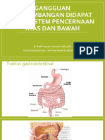 Gangguan Perkembangan Didapat Pada Sistem Pencernaan Atas Dan