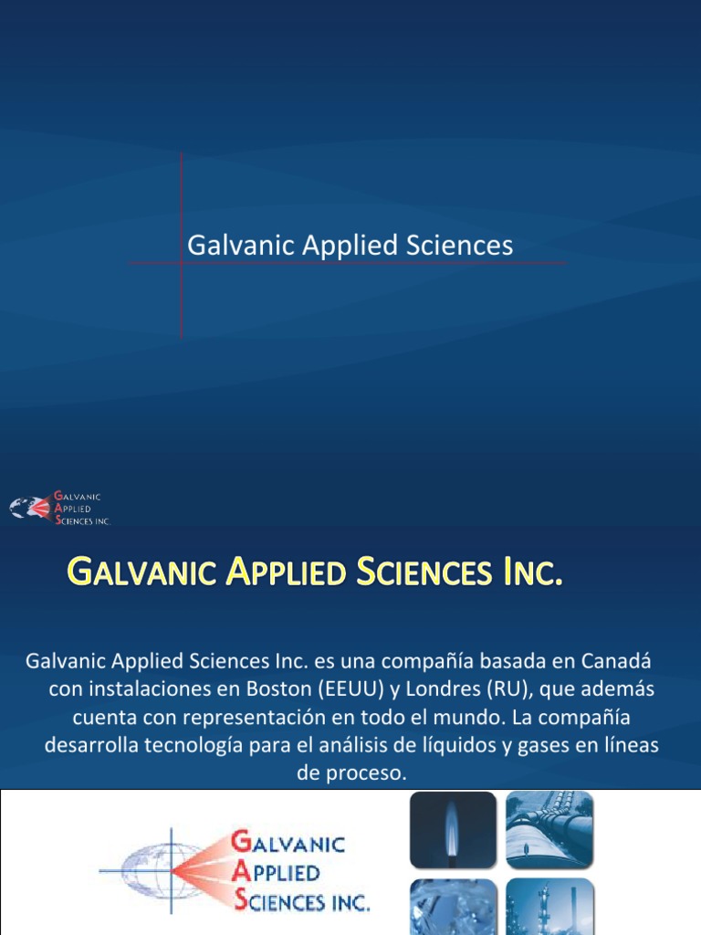 Galvanic Applied Sciences PDF Dióxido de azufre Espectroscopia