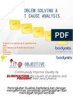 Problem Solving & Root Cause Analysis
