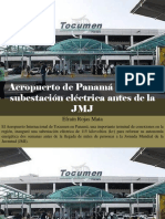 Efrain Rojas Mata - Aeropuerto de Panamá Inaugura Subestación Eléctrica Antes de La JMJ