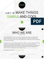 Let'S Make Things and Cool: Simple