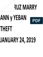 Dela Cruz Marry Ann y Yeban
