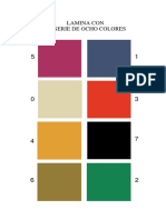 Tabla de 8 Colores