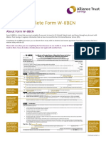 How To Complete Form W-8BEN