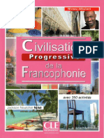 Civilisation Progressive de La Francophonie Niveau Débutant