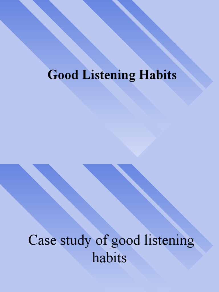 Effective Listening Skills Guide | PDF