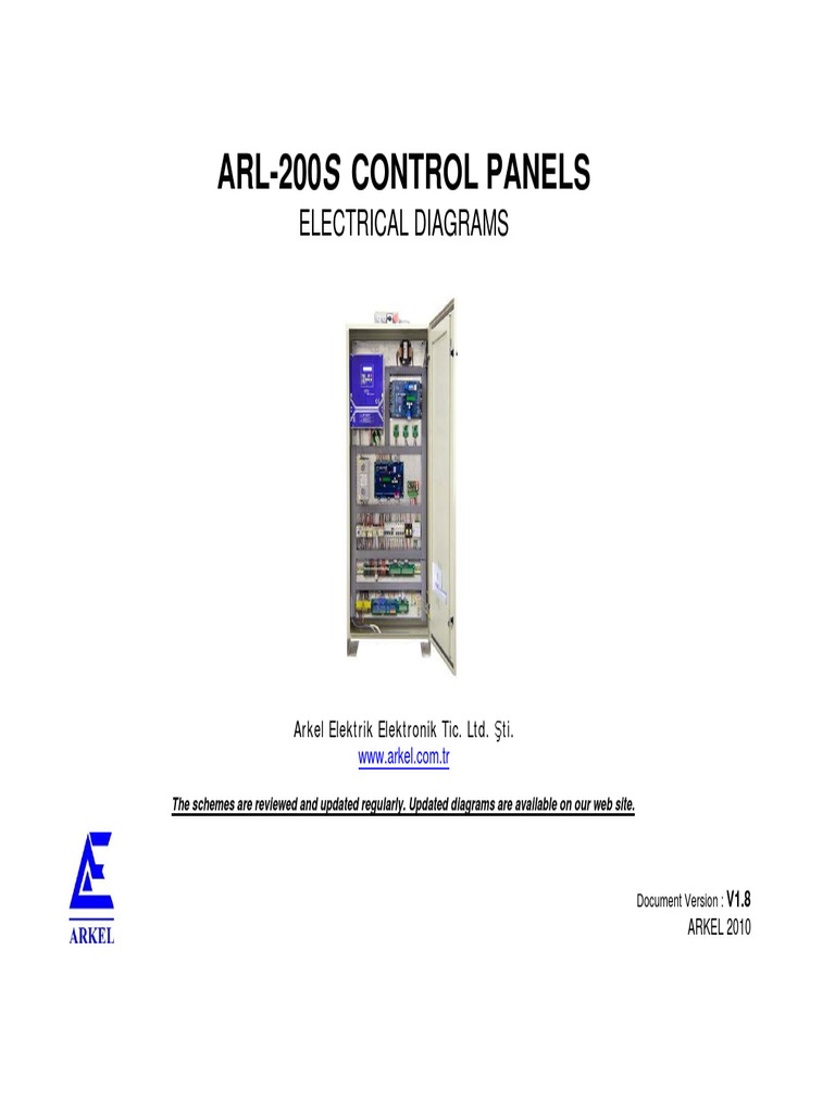ARL-200S Control Panel Manual | PDF | Relay | Switch
