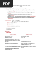 Grade 8 Opinion Speech Lesson Plan | PDF | Stress (Linguistics ...