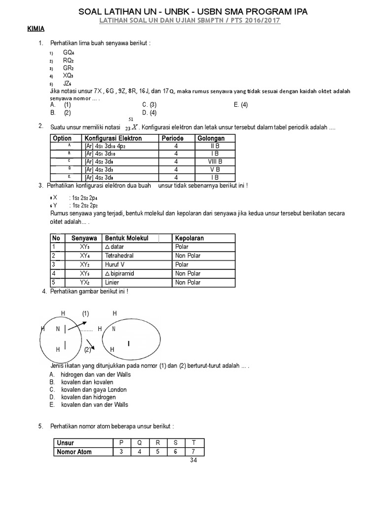 09 Soal Kimia Ipa Doc