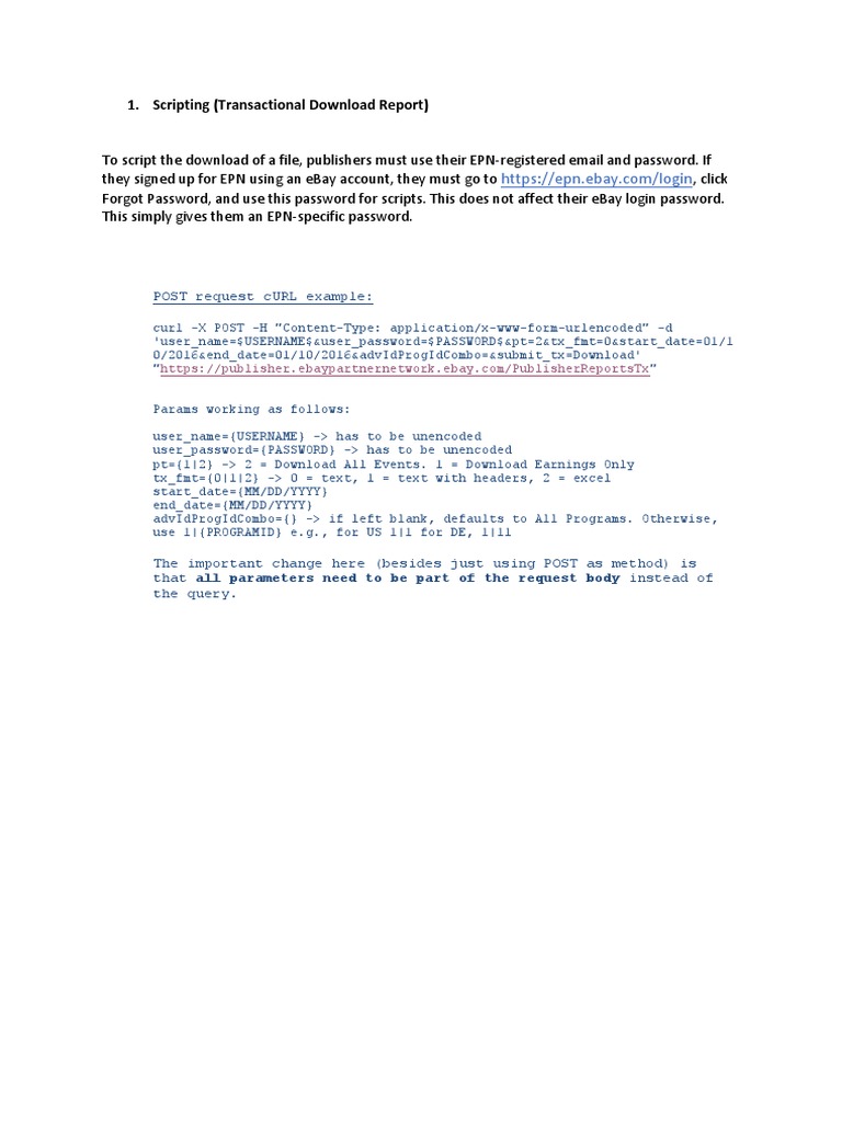 EPN File Download via cURL POST Request | PDF | Computers