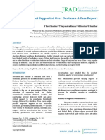 Magnet Supported Over Dentures-A Case Report