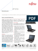 LIFEBOOK E733 Notebook Datasheet PDF