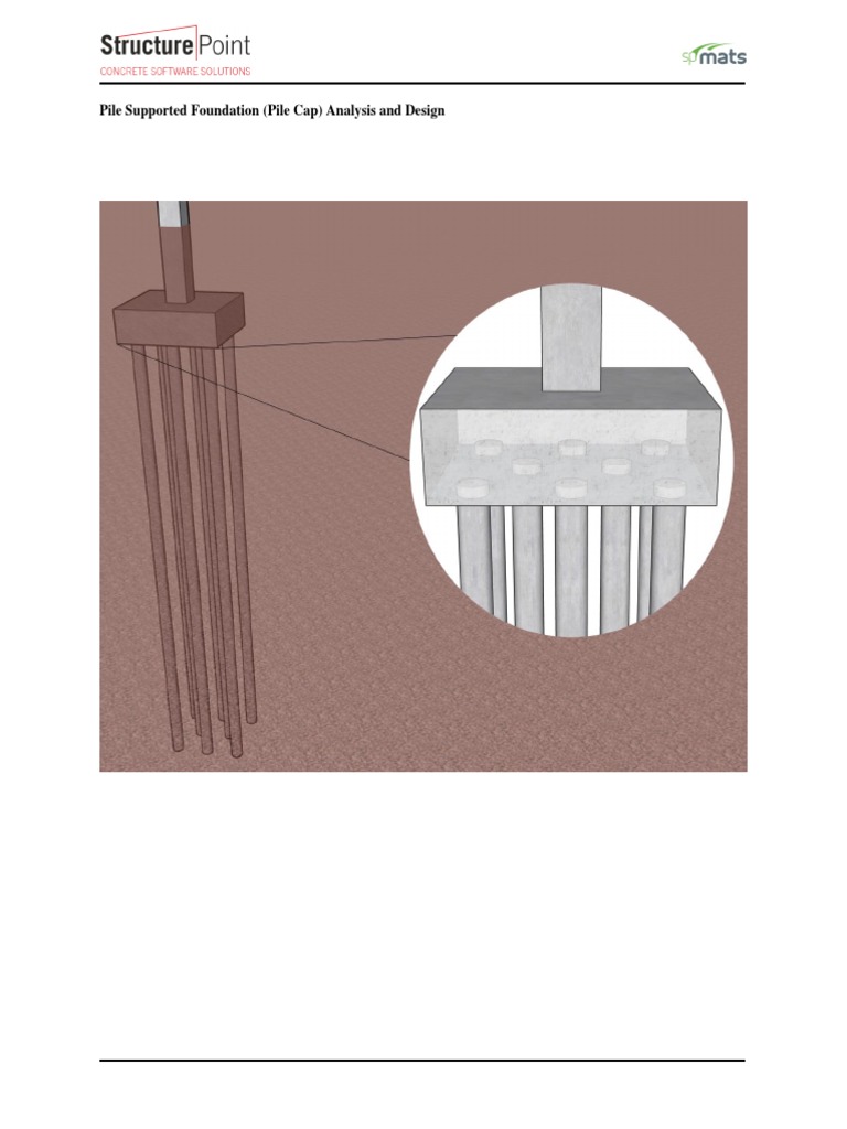 Pile Cap Foundation Design Analysis | PDF | Deep Foundation ...