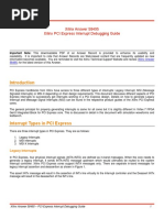 Xilinx Answer 58495 PCIe Interrupt Debugging Guide