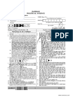 NTA NET Political Science Paper 2 Jan 2017