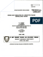 Technical Library: Design and Fabrication of A Prototype Tracer Surveillance Tester