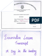 INNOVATIVE LESSON TRANSCRIPT