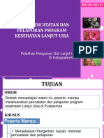 MI 11 Pencatatan Pelaporan - Pelatihan Lansia - Ed 2017