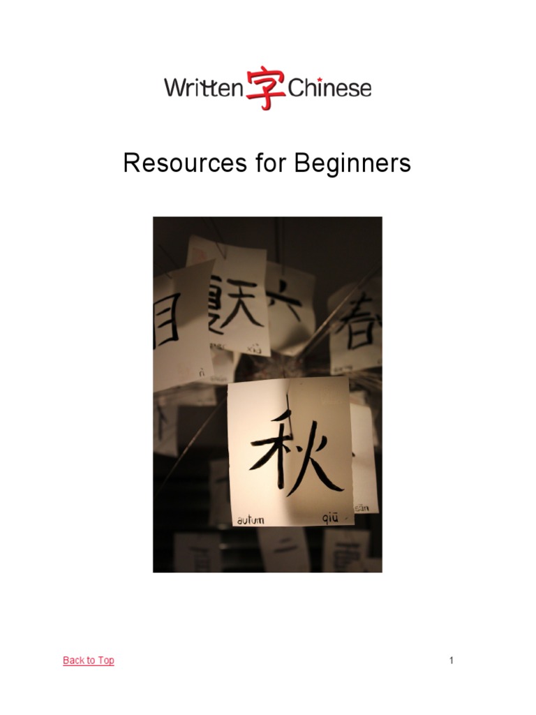 Chinese Beginner Bundle Pinyin Chinese Characters