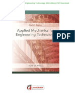 Applied Mechanics For Engineering Technology 8th Edition PDF Download