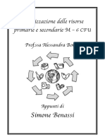 Valorizzazione Delle Risorse Primarie e Secondarie M