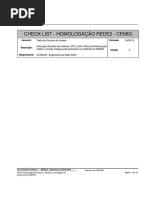 Check-list Homolog Rede2 CEMIG v2